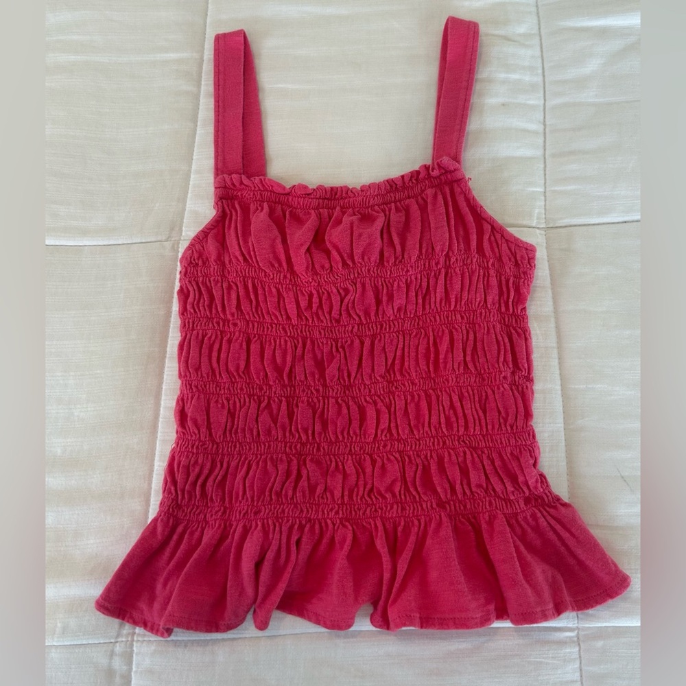 Pink Ruffled Women's Top